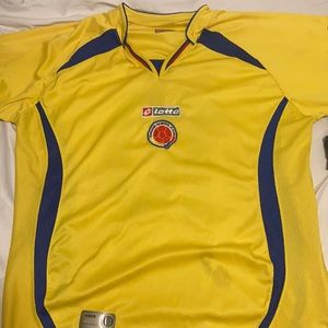 Vintage Lotto Colombia soccer jersey